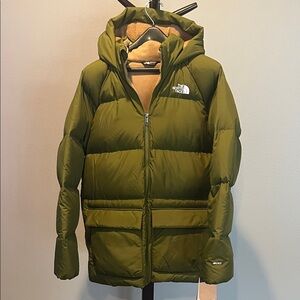 The North Face Forest Green Puffer Coat. Teen (youth) XXL. NWT
